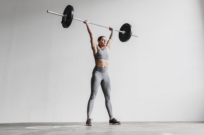 Women's Nobull High-Rise Tight (PLUSH Heather) Jogger Dark / Grey | SG X3130Y